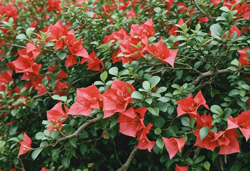 Arbuste : bougainvillier rose Arbuste : bougainvillier rose